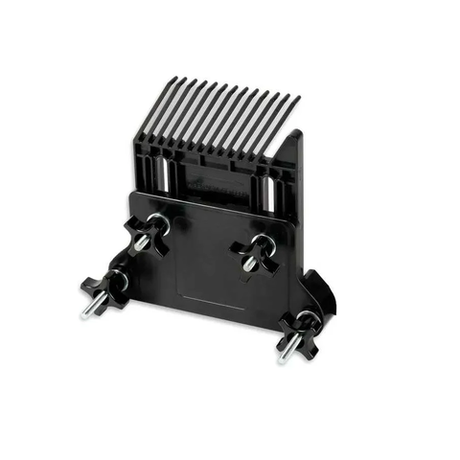 Новинка! Прижим гребенчатый пластиковый усиленный Uniqtool 130 x 190 x 24 мм, крепление в Т-образный паз UTK-0110