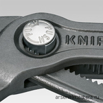 Клещи переставные COBRA 180 мм, зев 42 мм, фосфатированные, 2-комп ручки KNIPEX KN-8702180