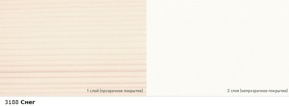 ХИТ! Цветное масло для древесины Osmo 3188 Снег 0,125 л Dekorwachs Intensive Tone для внутренних работ Osmo-3188-0,125 10100456