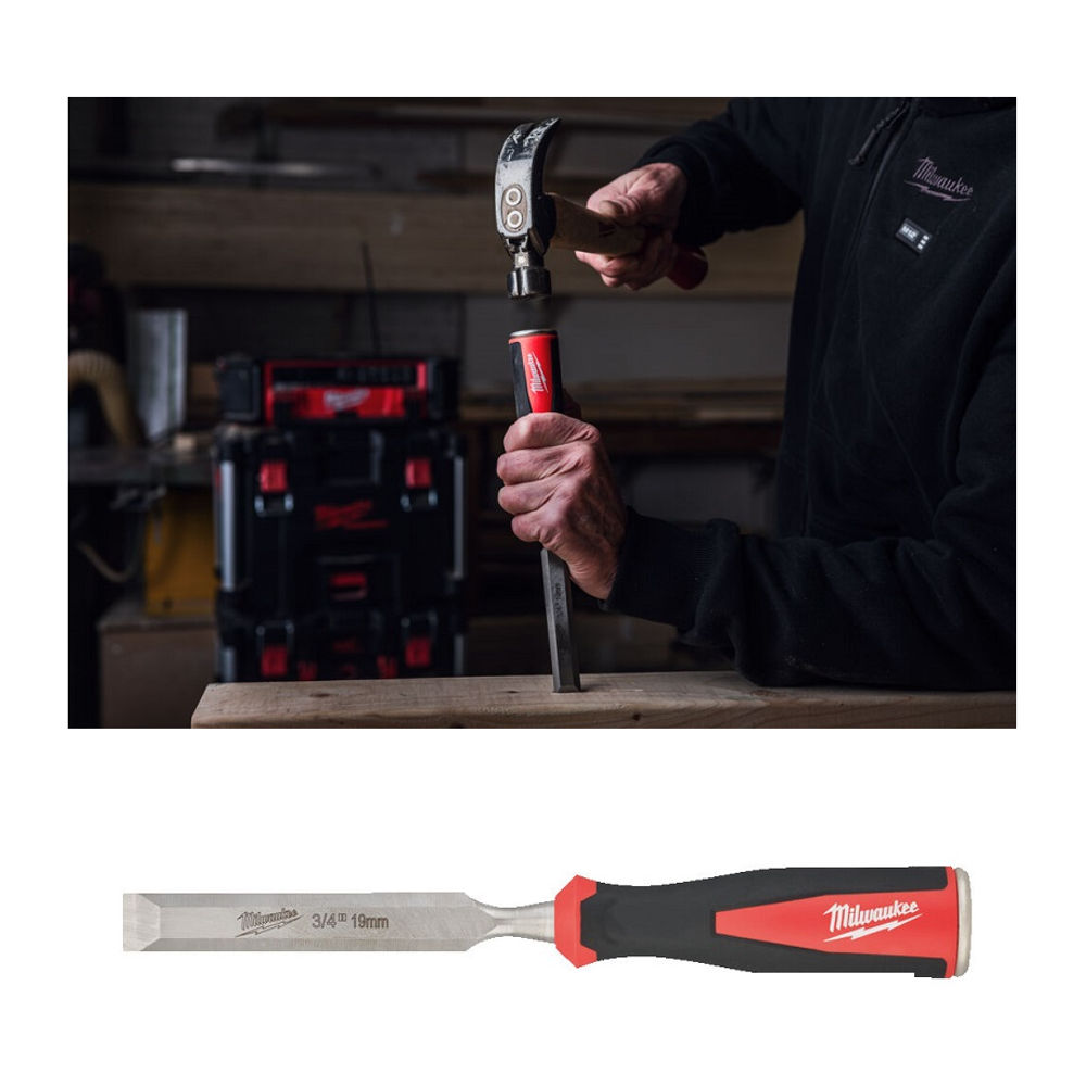 Новинка! Стамеска плоская 3/4" 18 мм Milwaukee 4932479894