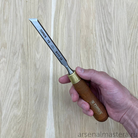 ХИТ! Стамеска косая правая с ручкой 12 мм Wood Line Plus Narex 811112