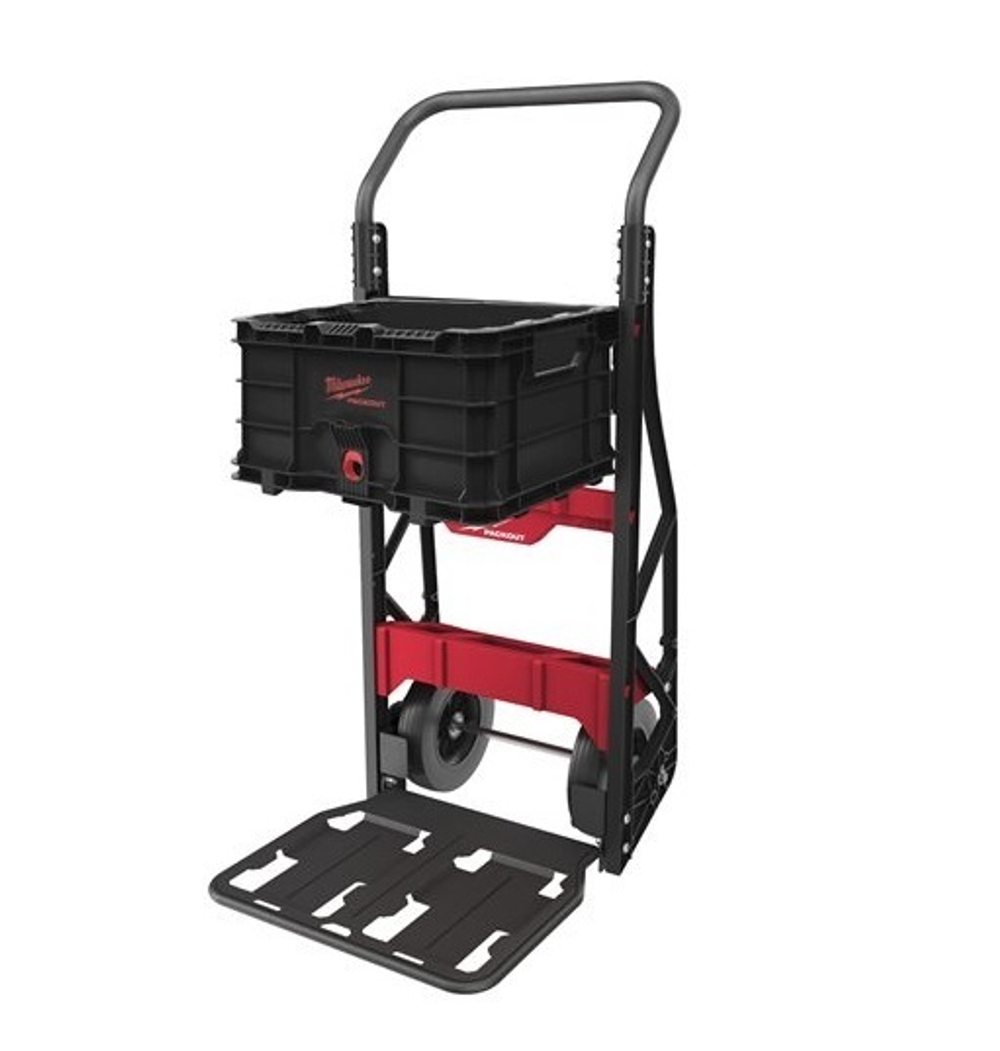 ХИТ! Тележка на двух колесах MILWAUKEE Packout 2 Wheeled Cart  грузоподъемность 180 кг 4932472131