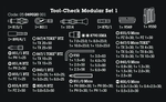 АКЦИЯ ИЮНЬ 2026! Набор 50 шт Wera Tool-Check Modular Set 1, Биты и головки с трещоткой и отвёртками битодержателями в боксе WE-049020