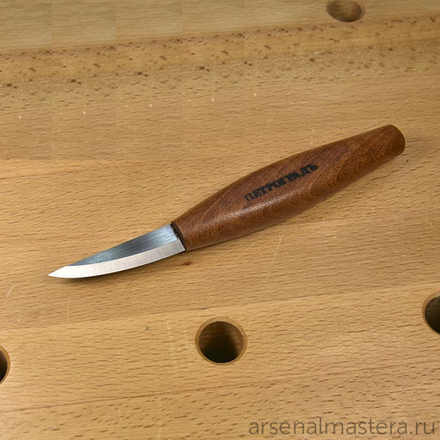 ХИТ! Нож резчицкий для силовой работы 175 мм / 60 мм шведский Петроградъ РН НРЕЗ.07-01 М00013596