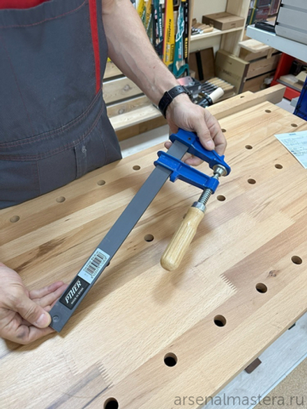 ХИТ! Струбцина Piher EM 30 х 8,5 см с зажимным усилием до 9000Н (900 кг) 41030 М00007508