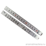 ХИТ! Линейка стальная матовая Shinwa PickUp 100 см (шкала - в см) 13140 М00010164