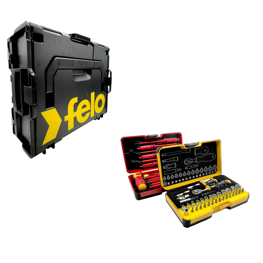 Новинка! Набор инструментов в кейсе 75 предметов Felo серия E-Smart 41397508