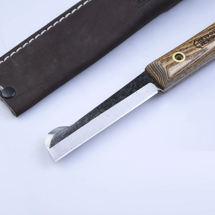 Нож садовый ПЕТРОГРАДЪ прививочный в чехле М00017637