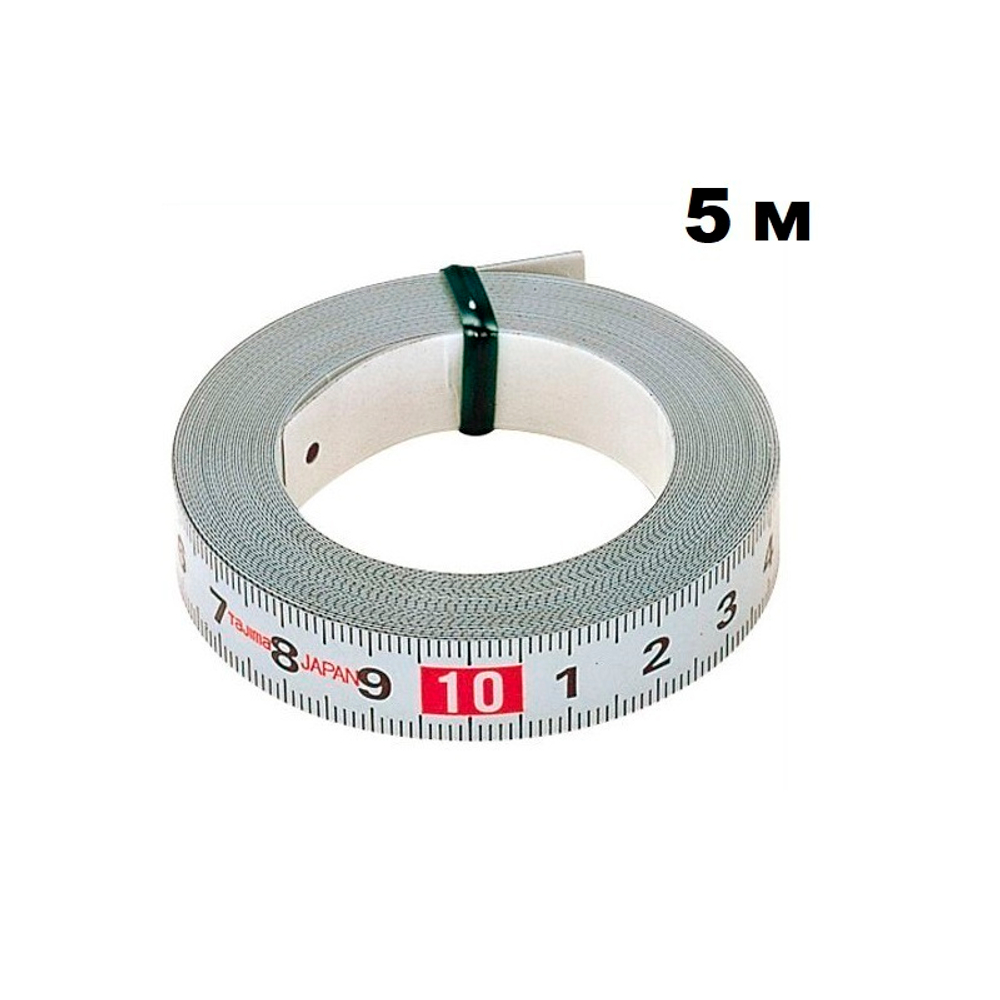 ХИТ! Самоклеящаяся стальная мерная лента TAJIMA Pit Measure 5 м / 13 мм PIT-50 PIT50MWL00 1-1