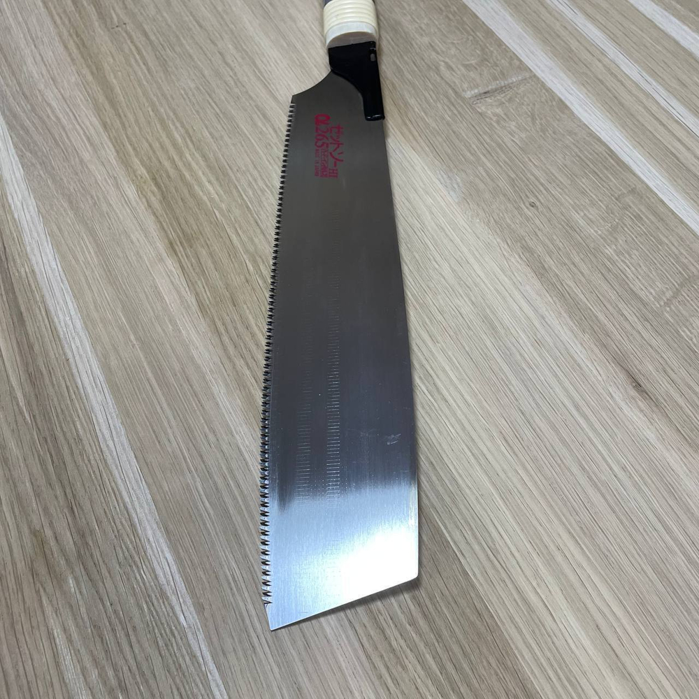 УСПЕЙТЕ КУПИТЬ ХИТ! Пила безобушковая Kataba Cross H-265 265 мм 14 tpi 0,6 мм деревянная рукоять Convex Z-Saw М00017239
