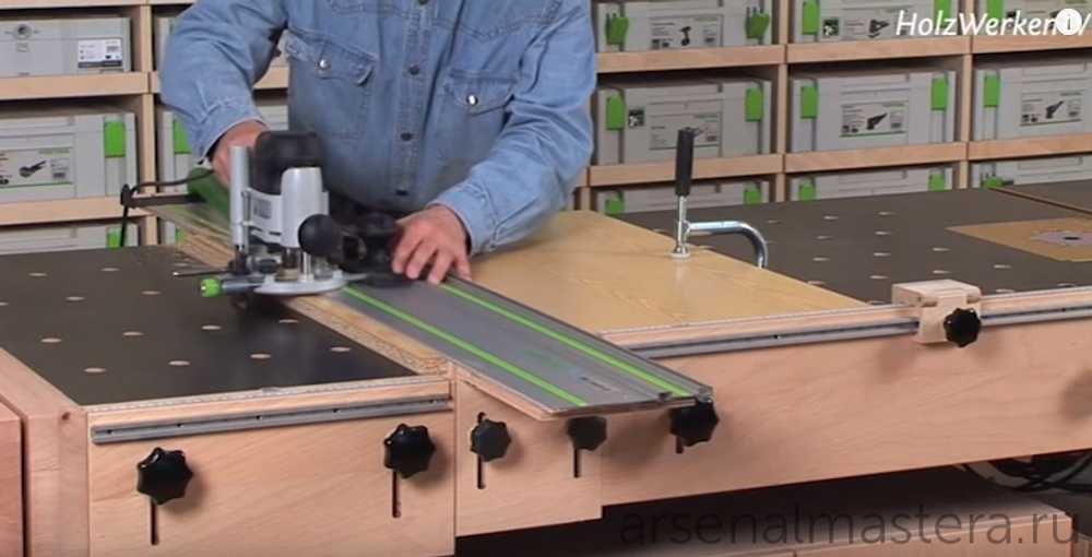 Многофункциональный стол для мастерской - идея стола Festool MFT 3