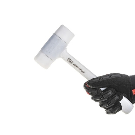 Новинка! Молоток с ручкой ANTIREFLEX, белый боек  l 310 мм, 624 гр NAREX 875153