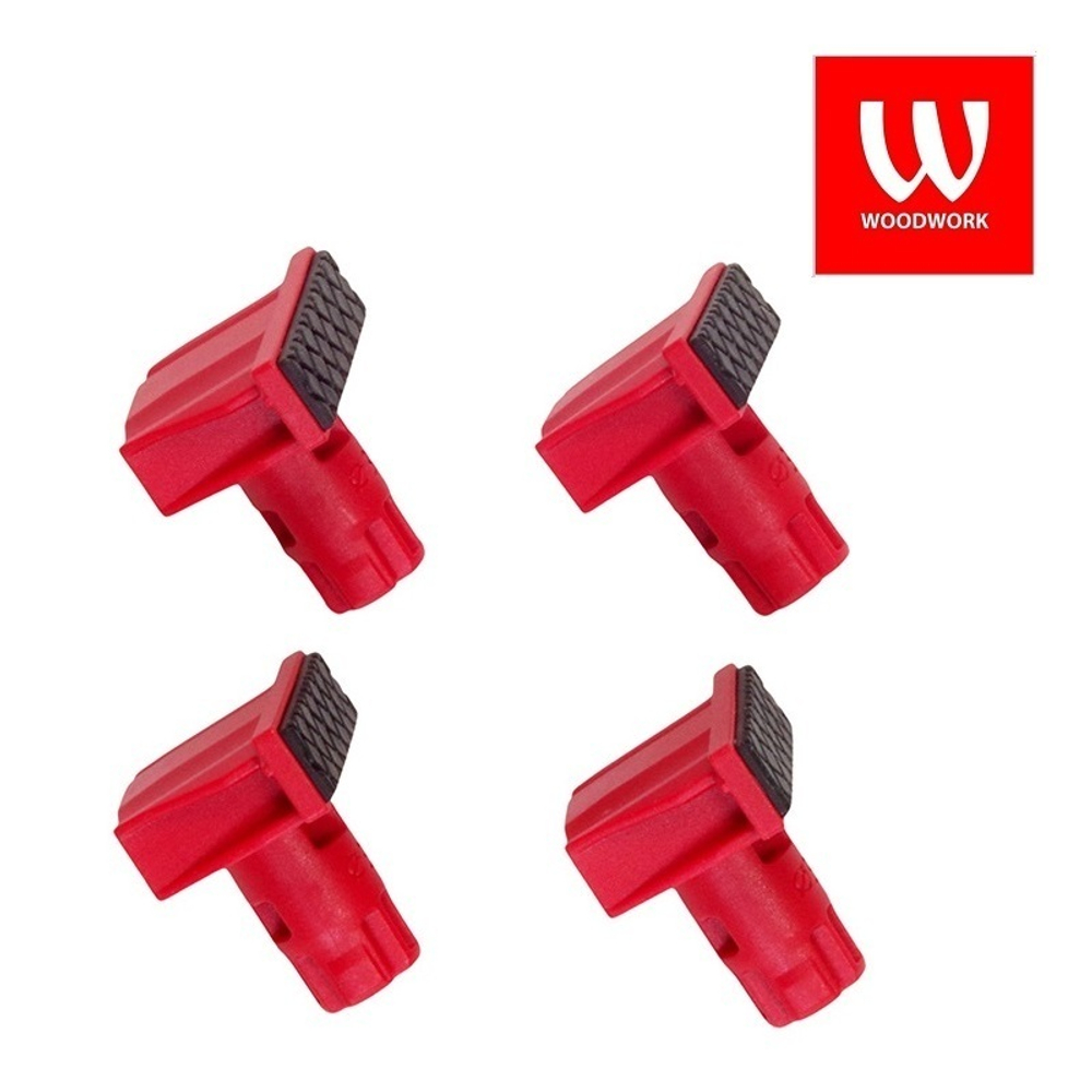 ХИТ! Набор из 4 шт Верстачные упоры для отверстия 19 мм (3/4 д) Woodwork PCH-BD4