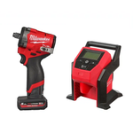 АКЦИЯ ОСЕНЬ 2025 Инструмент в подарок! Комплект: Аккумуляторный гайковерт M12 FUEL FCIWF12G3-502X с 2 аккумуляторами, быстрозарядным устройством 4933493455 и Компрессор автомобильный M12 BI-0 4933464124 MILWAUKEE N074-2AM PT2509016