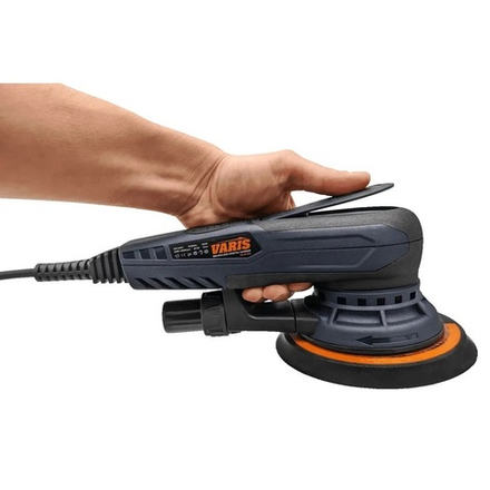 ХИТ! Электрическая эксцентриковая бесщеточная шлифмашинка ручная 220V / 50Hz 350W, 150 мм Ход 5,0 мм, магнитный тормоз MAXXT R7303-150-5.0