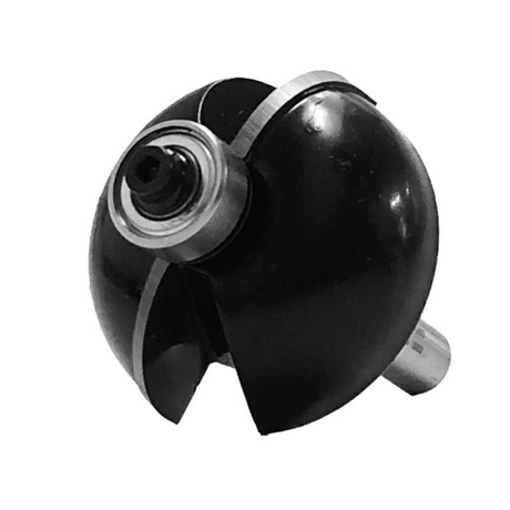 ЗИМА ДЕШЕВЛЕ! Фреза концевая Contractor галтельная внешний радиус R 12,7 нижний подшипник S 8 D 38,1 x 15,5 CMT K937-380