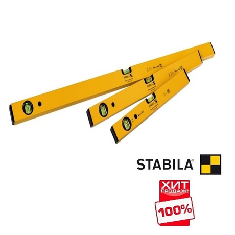 ХИТ! Набор уровней Classic Set 70 (40, 60, 100 см) STABILA 19819