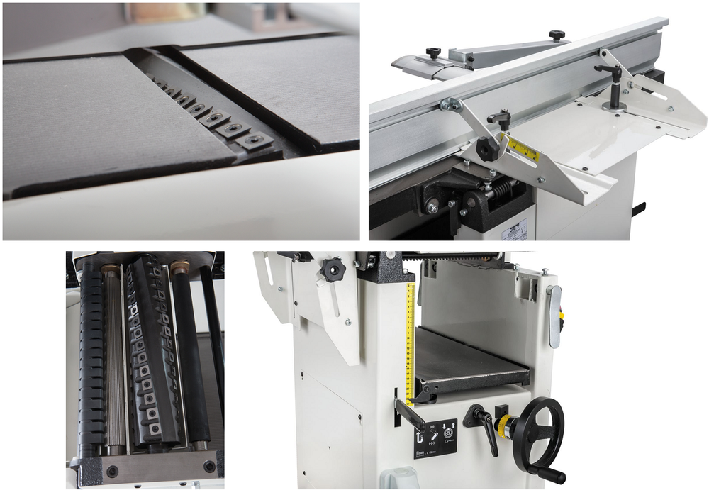 Новинка! Фуговально - рейсмусовый станок JET JPT-260HH 2,1 кВт, 380 В, с валом Helical, комбинированный JR022