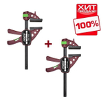ВМЕСТЕ ВЫГОДНЕЕ ХИТ! Комплект 2 шт Струбцины быстрозажимные Extra Quick-Piher 90 х 8 см 1500N М00015952 N029-2AM