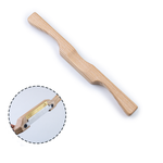 Новинка! Стружок деревянный ПЕТРОГРАДЪ 260 мм / 50 мм, корпус из ясеня, имеет латунную вставку, для деликатной обработки выпуклых и вогнутых поверхностей М00024132