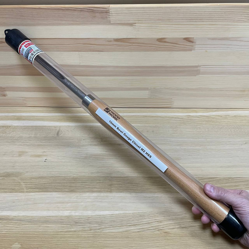 СКИДКИ ЧЕРНАЯ ПЯТНИЦА! Токарный желобочный резец 16 мм HSS M2 Woodwork PWT-016