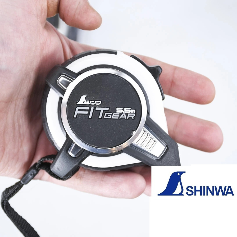ХИТ! Рулетка FIT GEAR, 5.5 м, 19 мм Shinwa М00021634