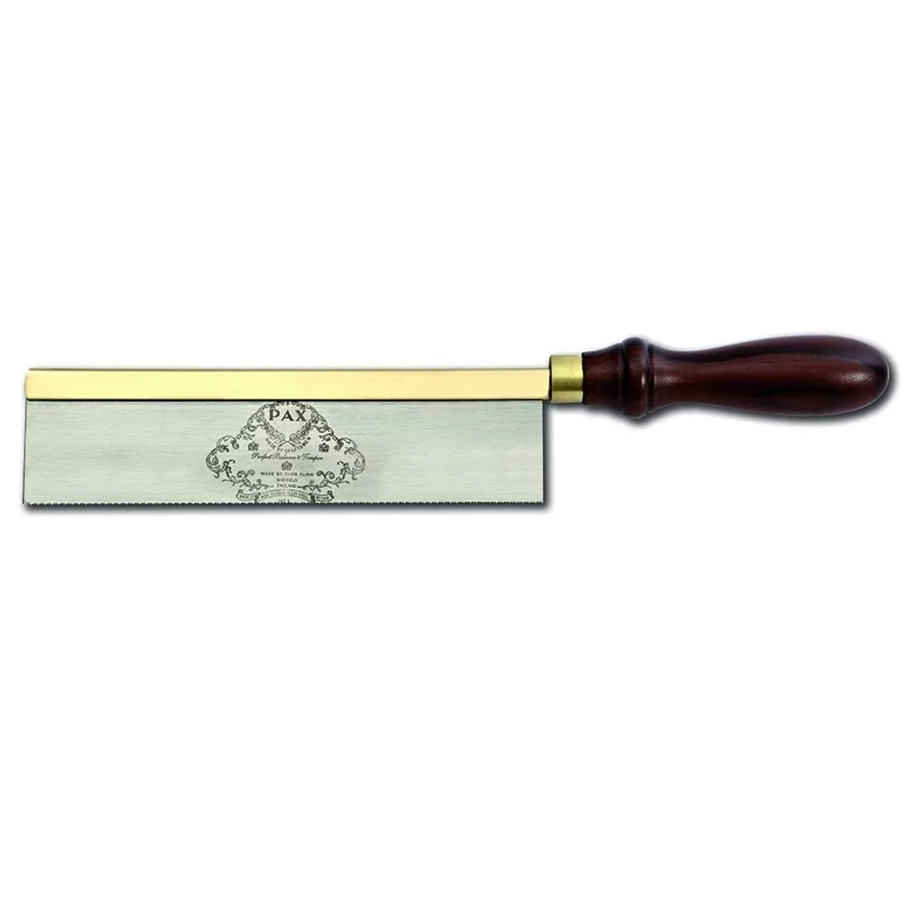 ХИТ! Английская пила столярная обушковая Thomas Flinn Pax Gent's Saw 203 мм / 8 дюйм 20 tpi. Для пиления по диагонали, изготовления шипов ласточкин хвост М00005119