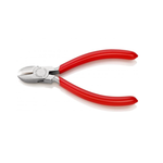 АКЦИЯ ВЕСНА 2026! Бокорезы 125 мм для электромеханика (Кусачки боковые) KNIPEX хром, обливные ручки, для мягкой и жесткой проволоки, рояльной струны KN-7603125