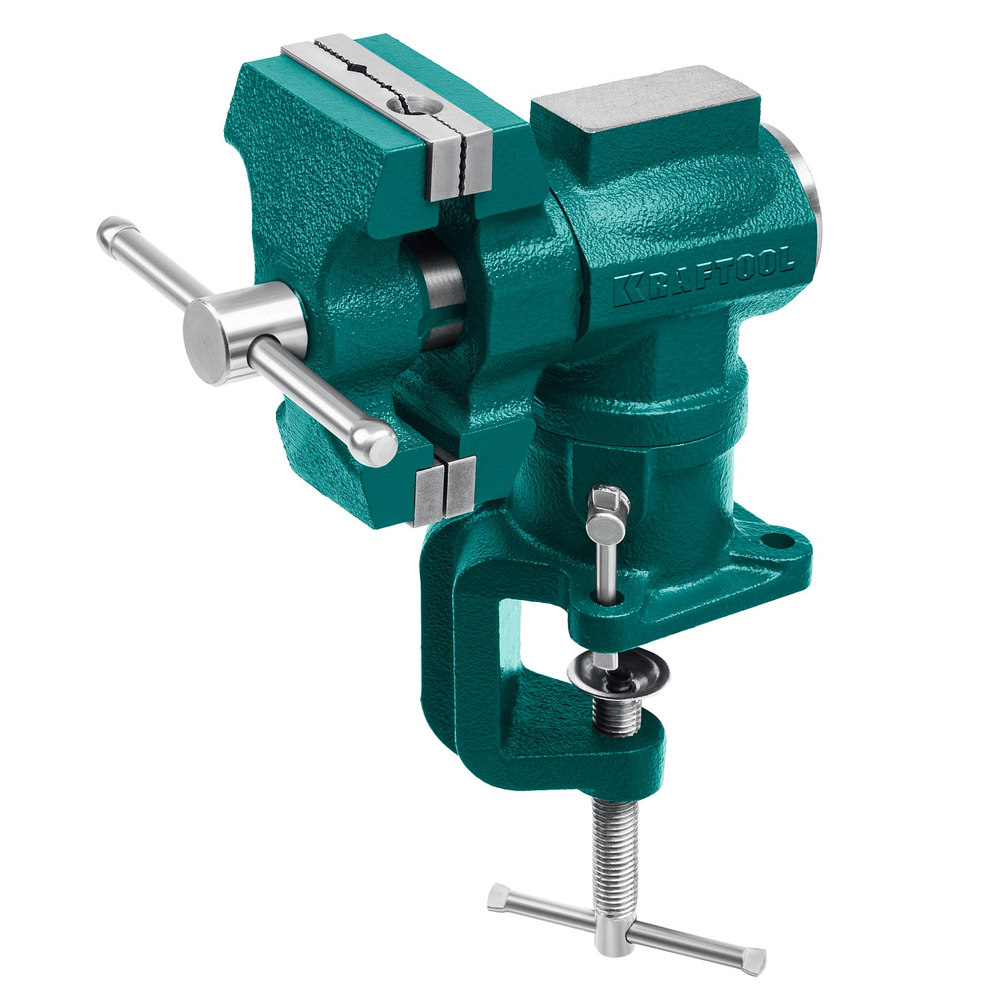 Новинка! Многофункциональные настольные тиски слесарные KRAFTOOL 3D-Mini, 65/38 мм, с возможностью поворота в двух плоскостях 32714-65