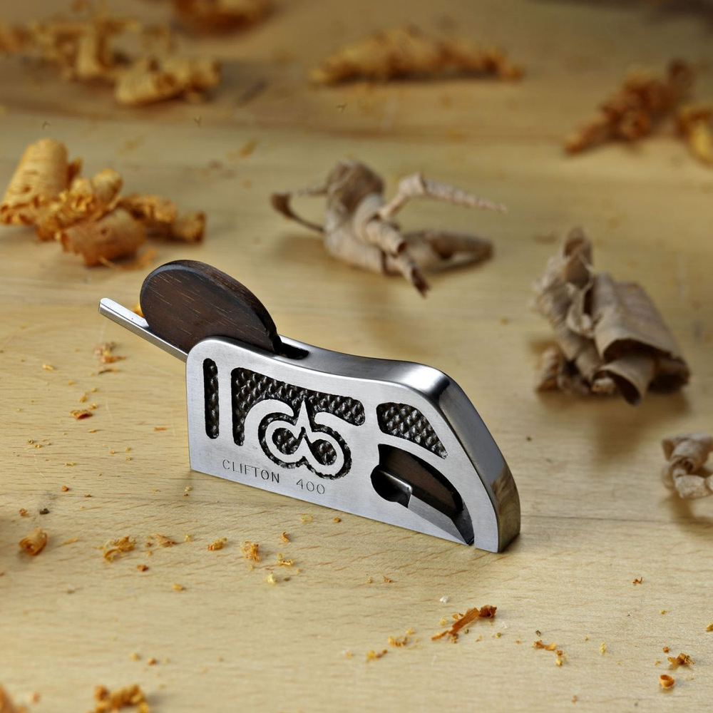Новинка! Рубанок - зензубель Clifton N 400 Shoulder Rebate Plane, 80 мм / 11 мм для точных работ при обработке четвертей М00008841