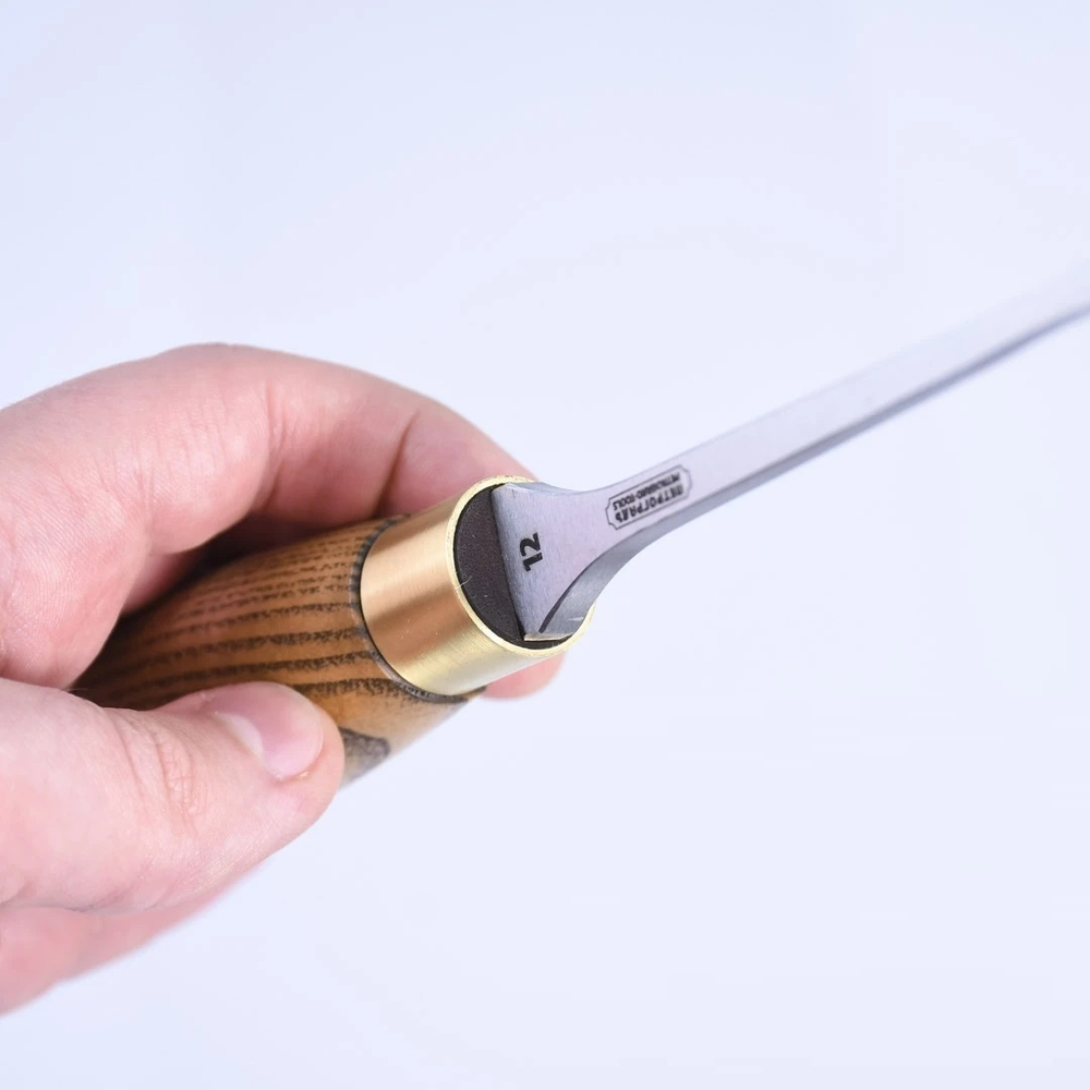 Новинка! Стамеска столярная серия Мста 16 мм с жалом форма Рыбий хвост fishtail ПЕТРОГРАДЪ М00022178