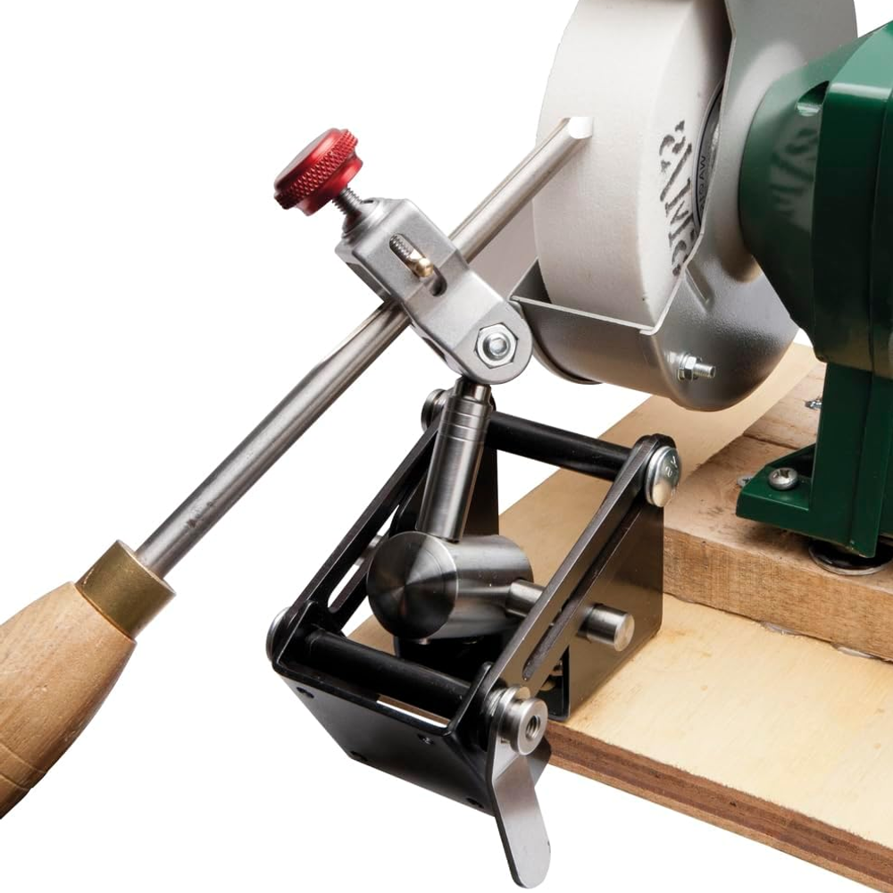 Новинка! Комплект Упор заточной Robert Sorby Deluxe Universal Sharpening System и Шаблон с углами: 10,30,45 и 90 гр. для заточки стамесок, ножей, ножей рубанков, токарных резцов на станках с заточным кругом М00011078
