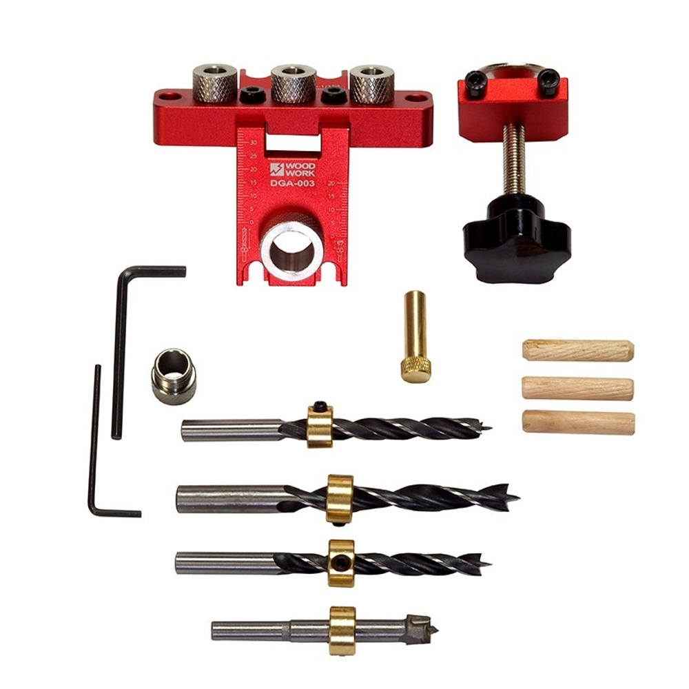Выгодный комплект ХИТ! Кондукторы для сборки корпусной мебели Woodwork DGA-003 и DGA-004 Woodwork DGA-003-004-AM