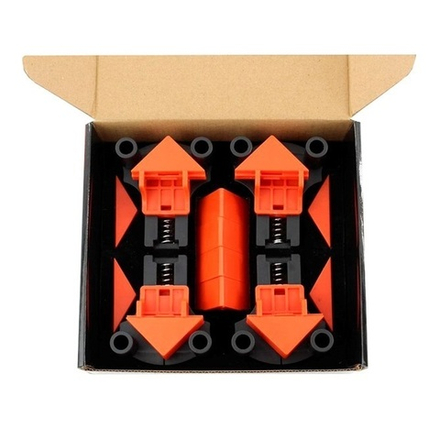 ХИТ! Набор 4 - х зажимов для соединения под углом 60, 90 и 120 градусов Woodwork CLM-003