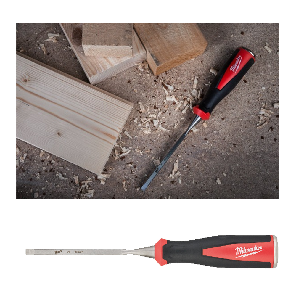 Новинка! Стамеска плоская 1/4" 6 мм Milwaukee 4932479892