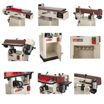 Новинка! Профессиональный станок ленточный для шлифования кантов JET OES-689 220В 2,2 кВт, напольный, для скругленных поверхностей, обдирки деревянных деталей JR036