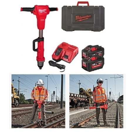 УДОБНЫЙ КОМПЛЕКТ! В кейсе M18 FUEL FHIWF1R-122С: Аккумуляторный ударный гайковерт FHIWF1R-0С ПЛЮС 2 шт Аккумулятор HB12.0 Ач, Быстрозарядное устройство M12-18 FC Milwaukee 4933493141