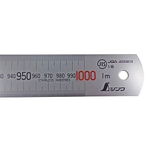 ХИТ! Стальная премиум линейка матовая (шкала - в мм) Shinwa 300 мм Sh 13013 М00011205