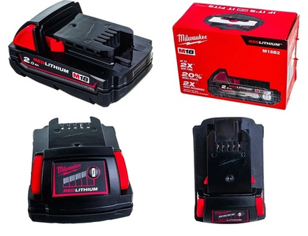 Аккумулятор M18 B2 2.0 АЧ MILWAUKEE 4932430062