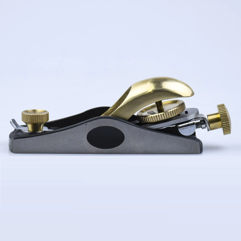 Новинка! Рубанок GOLDRATIO N 60 1 / 2, 150 мм / 35 мм Low Angle Adjustable Mouth Block Plane для работы по торцам или сложным породам древесины М00023900
