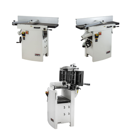 Новинка! Фуговально - рейсмусовый станок JET JPT-260HH 2,1 кВт, 380 В, с валом Helical, комбинированный JR022