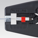 2025 ВЫГОДНЕЕ! Стриппер автоматический 195 мм, MultiStrip 10, 0.03 - 10 мм2 AWG 32-8, 12 42 195 KNIPEX KN-1242195SB