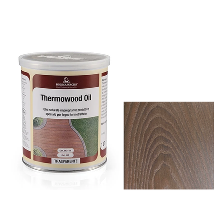Новинка! Масло для термодревесины Borma Thermowood Oil цвет 08 натуральный, 1 л, для наружных работ, обогащено УФ-фильтрами и антисептическими добавками 4978NA