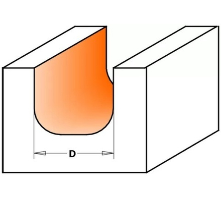 Фреза концевая с радиусным торцом D 31,7 I 16 S 12 R 6,4 CMT 951.502.11