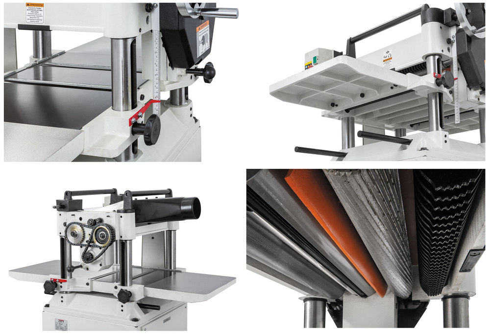 АКЦИЯ ДЕКАБРЬ 2025 ХИТ! Рейсмусовый станок профессиональный JET JWP-15K 220 В 2,2 кВт 0000283M