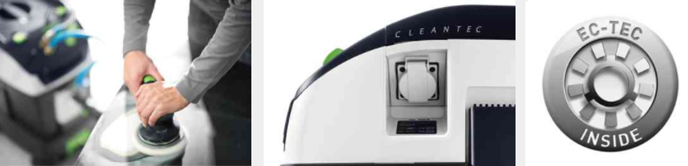Специальный пылеудаляющий аппарат FESTOOL CLEANTEC CTM 48 E LE EC B22 R1 для максимальной безопасности 575286