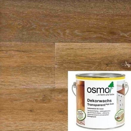Прозрачная краска на основе цветных масел и воска Osmo 3164 Дуб 0,75 л Dekorwachs Transparent для внутренних работ Osmo-3164-0.75 10100032