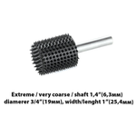Новинка! Шлифовальная головка Kutzall Coarse (Extreme), цилиндр D 19 х 25,4 мм, хвостовик 6,3 мм М00017734