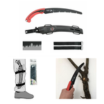 Новинка! Пила ручная садовая японская изогнутая гибридный зуб НОЖОВКА TAKAGI Sheath Pruning Saws Shark Saw 300 x 0,9 мм 7TPI с PTFE покрытием. Ножны в комплекте 107326