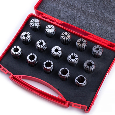 Новинка! Набор из 15 цанг GOLDRATIO ER25 1-16мм в кейсе М00024979